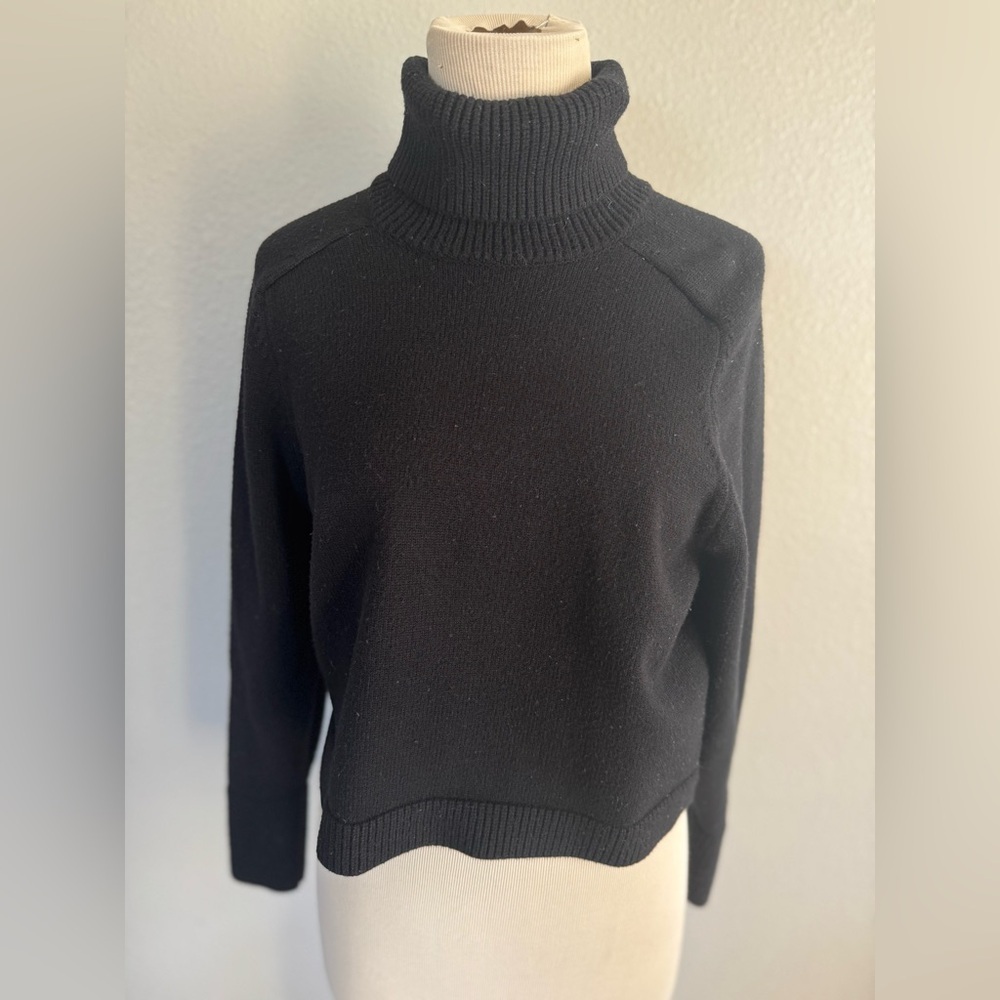 TRUTH By Republic Black Turtleneck Sweater Size medium